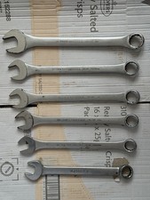 GENUINE BRITOOL 6 PIECE AF COMBINATION SPANNERS RJ1082 - RJ1200 - 1062 - RJ1010+