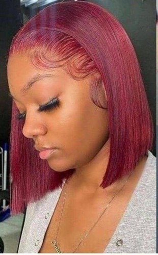 Bob wig lace front human - wig,