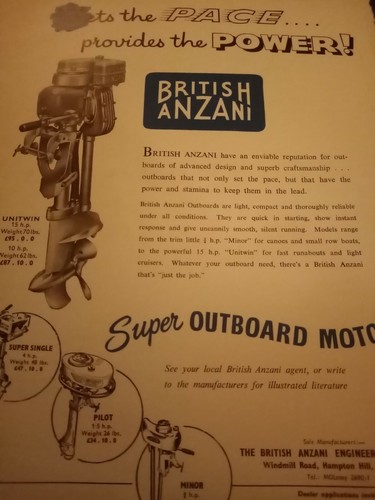 Sa41 ephemera 1954 - 1954, yachting