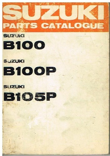 Suzuki b100 b100p - b100p, b105p