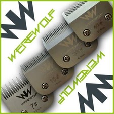 Werewolf Professional Dog Cat Pet Clipper Blades Fits Oster, Andis, Sure Clip