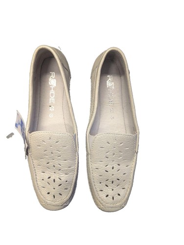 Rohde slip shoes white - uk, 6