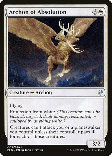 Mtg archon of absolution - of,