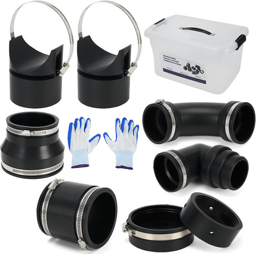Sewer hose fittings kit - sewer,