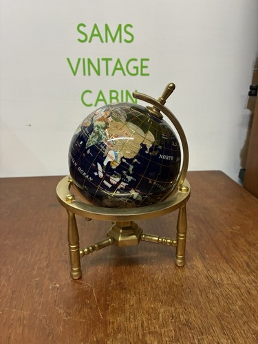 Vintage gemstone world - vintage, globe
