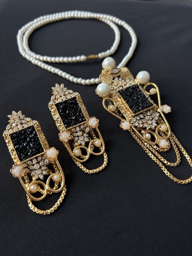 Gold plated black crushed - gold,