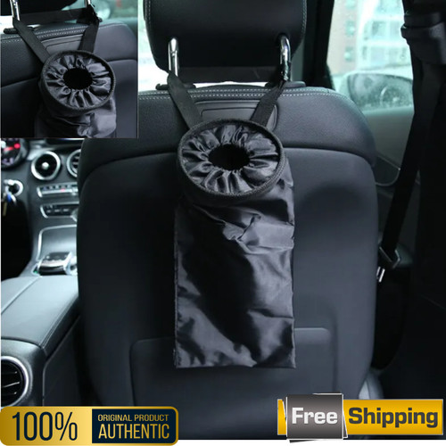 Black car bin seat back - bin,