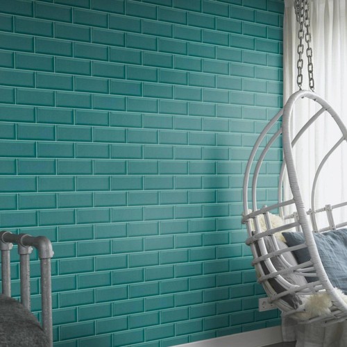 Extra washable wallpaper - extra, teal