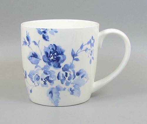 Laura ashley blue floral rose - ashley,