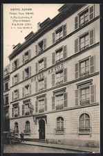 Old postcard Paris, Hotel Arvor, 8 Rue Laferrière, Place St. Georges 
