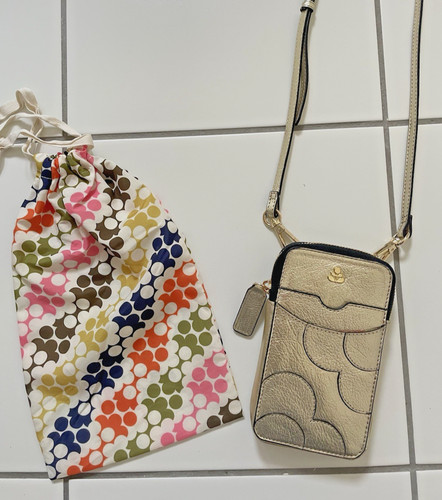 Orla kiely gold - kiely, leather