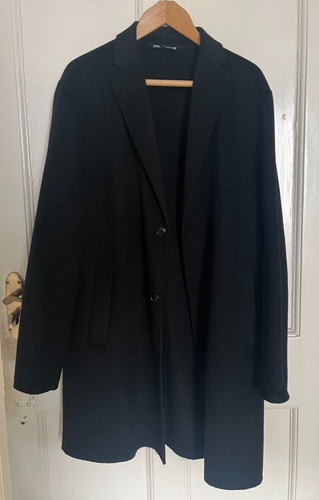 Zara men black wool - zara, blend