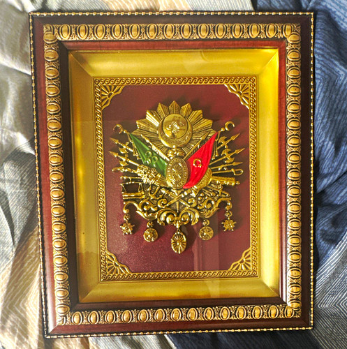 Vintage framed ottoman - vintage,