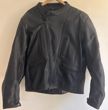 Frank Thomas Leather Bike Jacket Size 54