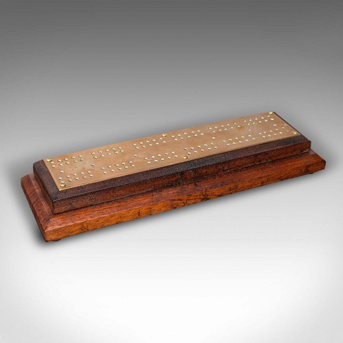 Antique cribbage board - cribbage,