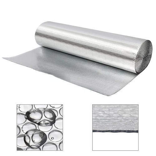 4mm double aluminium bubble - aluminium,
