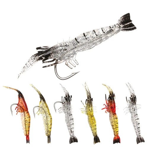 Soft silicone shrimp - soft,
