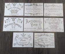 x8 A4 MEGA SAVE French Furniture Wall Shabby Chic Paint Art Craft Stencils