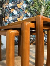 Vintage Teak Nest Of 3 Tables