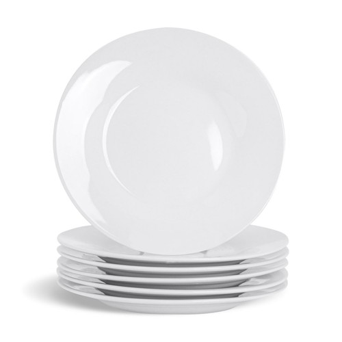 Porcelain side plates - plates, white