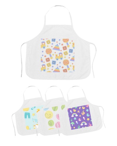 Personalised kids apron any - apron,
