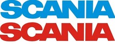 SCANIA  Sticker Decal x 2