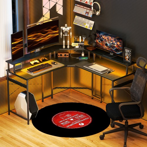 Shaped desk gaming - gaming,