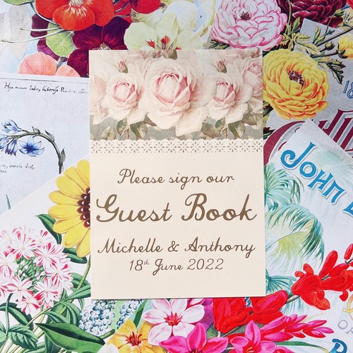 Wedding guest book sign - book,