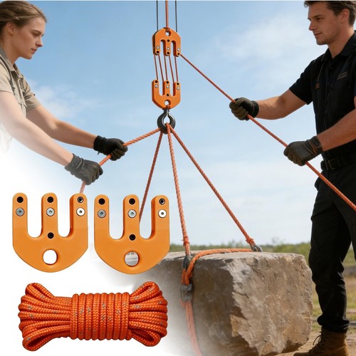 Pulley hoist with strap - hoist,