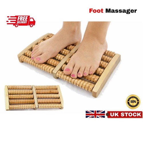 Roller wooden foot - foot, massager