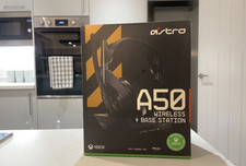 ASTRO A50 Wireless Gaming Headset with Gen 4 Base Station for Xbox and PC