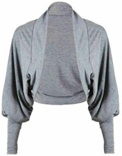 LADIES PLAIN BOLERO SHRUG