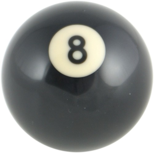 Pool ball gear - ball, knob