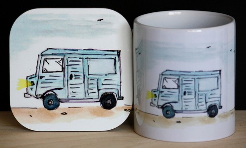 Citroen van mug - van,