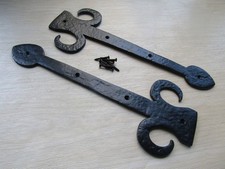 Rustic iron hinge fronts false