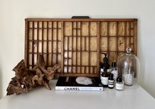 Vintage Letterpress Wood Printers Tray Good Condition Stephenson Blake &Co