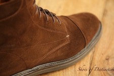 Oliver Sweeney Briterios Brown Suede Derby Boots Men's UK 8 US 9 EU 422