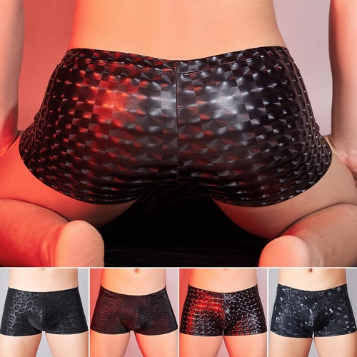 Mens low rise leather - low, leather-look