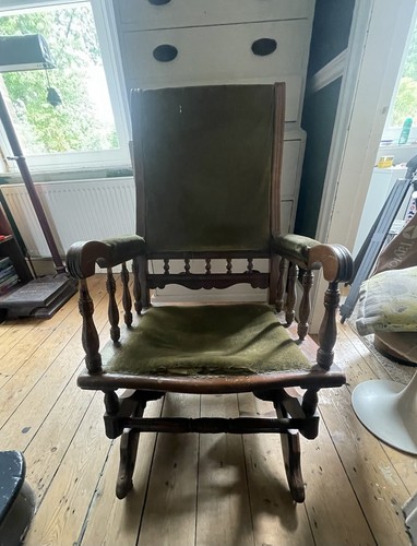 Antique american rocking chair - american,