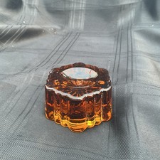 Very pretty amber Glass Piano