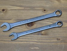 Vintage Britool RJM10 and RJM12 10mm 12mm Combination Spanners