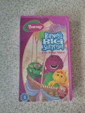 BARNEY THE DINOSAUR BARNEY'S BIG SURPRISE PAL VHS VIDEO LIVE STAGE SHOW 75 MINS
