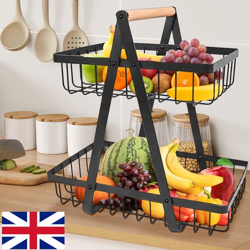 2tier fruit storage basket - fruit,