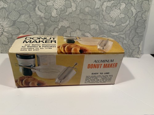 Vintage aluminum donut maker - aluminum,