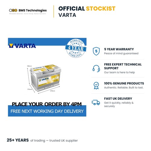 Varta dynamic agm - varta,