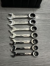 snap on tools usa 8mm - 14mm stubby midget ratchet spanners