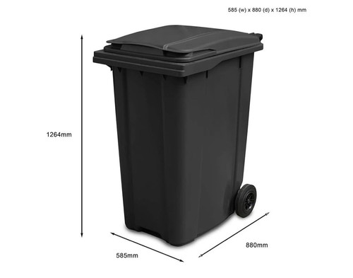 Black wheelie bins heavy - wheelie,