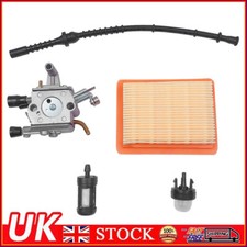 For STIHL FS400 FS450 FS480 Carburetor Kit Strimmer Parts Fuel Filter Line UK