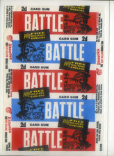 A &BC GUM WAX WRAPPER BATTLE