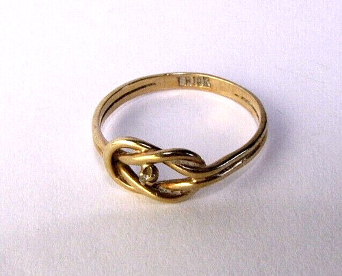 Love knot ring vintage - ring, 10k